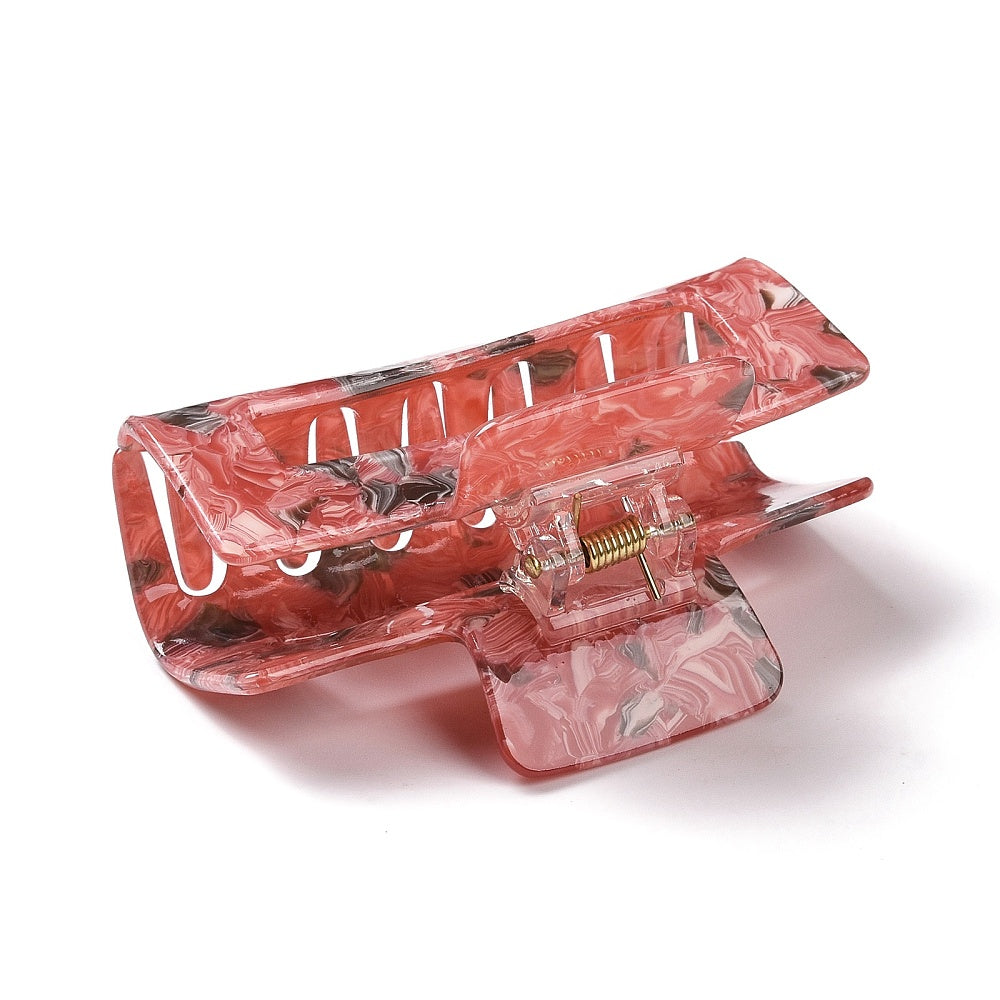 Claw Hair Clips - Salmon - Medium