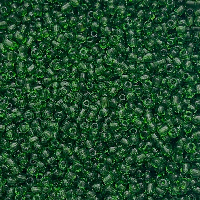 Glass Seed Beads - 3mm 8/0 - Transparent - 20g approx 500 pieces