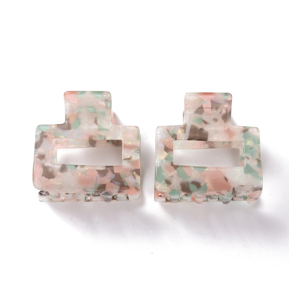 Claw Hair Clips - Water Ripple Effect - Lavender Blush - Small