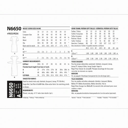 6650 - Ladies Dresses
