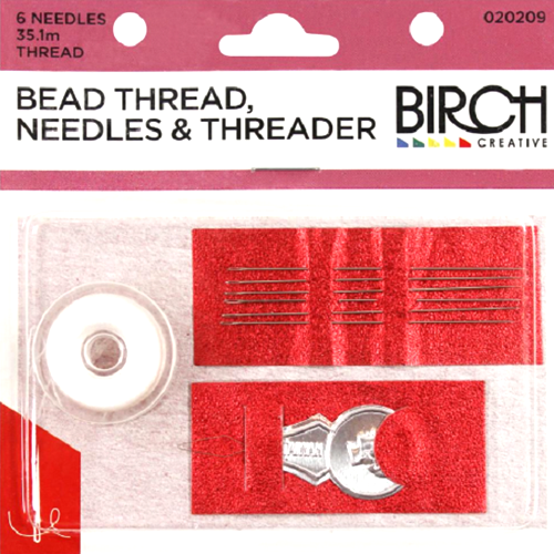 Bead Thread Needles & Needles Threader Set