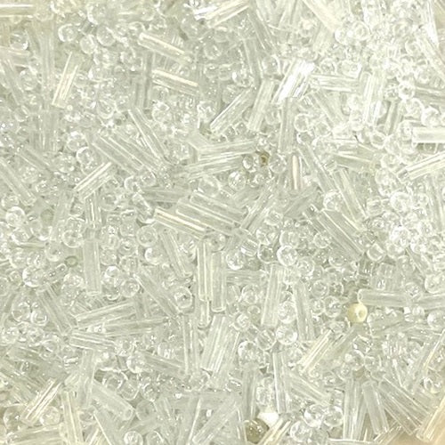 Glass Bugle & Seed Bead Mixes - 20g - Choose Your Colour