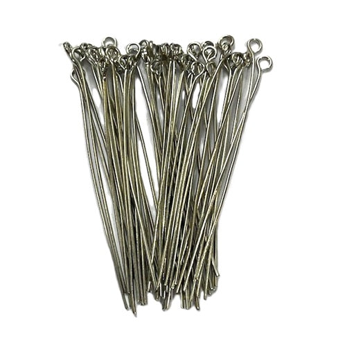 Eye Pins - 50mm - 50 Pieces - Straightened