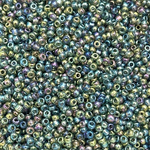 Glass Seed Beads - 3mm 8/0 - Rainbow - 20g approx 500 pieces
