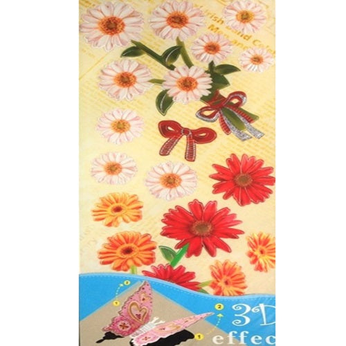 Craft Stickers - 3D Effect - Daisies