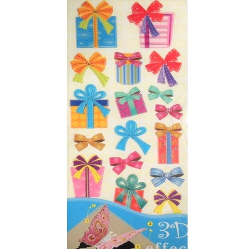 Craft Stickers - 3D Effect - Presents