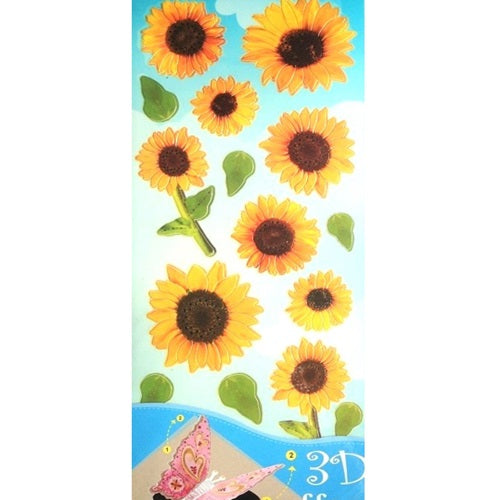 Craft Stickers - 3D Effect - Sun Flowers