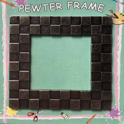 Metal Pewter Frames - Checkered, Plain, Polka Dots & Stripes