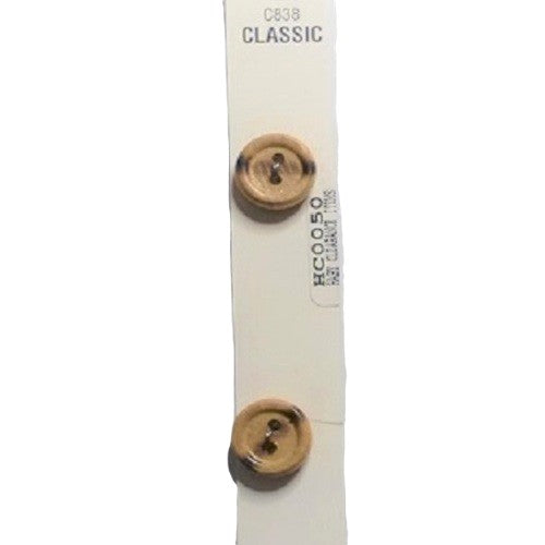 Buttons - Classic - Beige - 16mm - 2 Pieces
