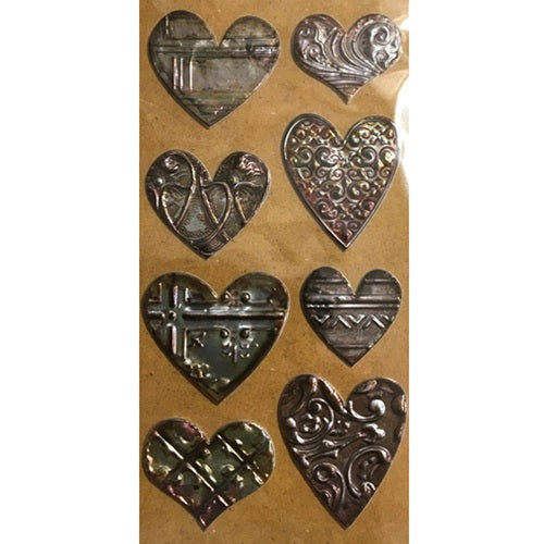 Craft Stickers - Puffy Embossed - Hearts