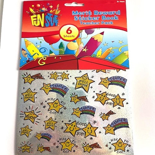 Craft Stickers - Merit Award Reward Sticker Book