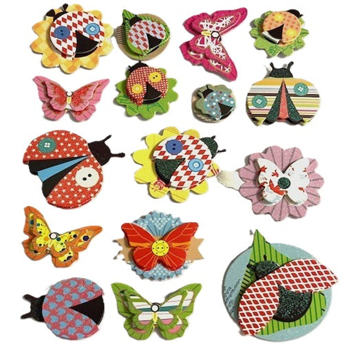 Craft 3D Stickers -  Ladybugs