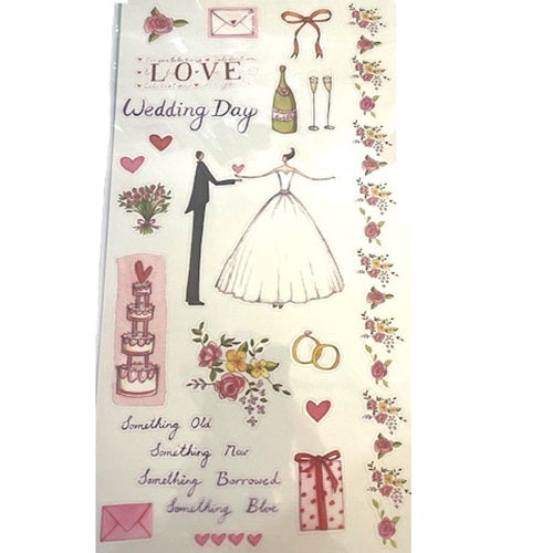 Craft Stickers - Wedding Theme