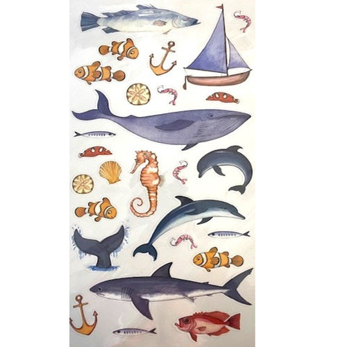 Craft Stickers - Ocean Fish Theme