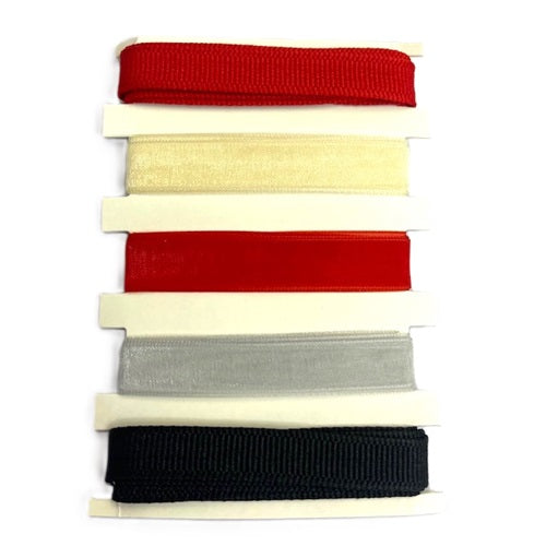 Assorted Ribbon - 5 Colours - No. 4