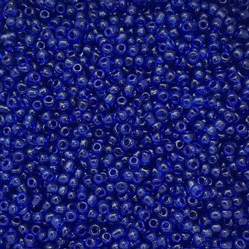Glass Seed Beads - 3mm 8/0 - Transparent - 20g approx 500 pieces