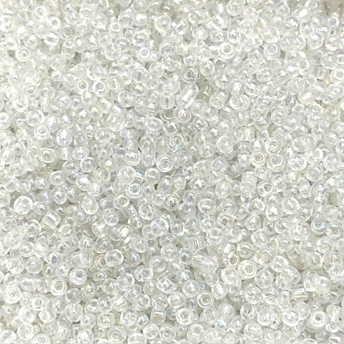 Glass Seed Beads - 3mm 8/0 - Rainbow - 20g approx 500 pieces