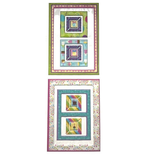 Craft Stickers - Colourful Puffy Glitter Frames