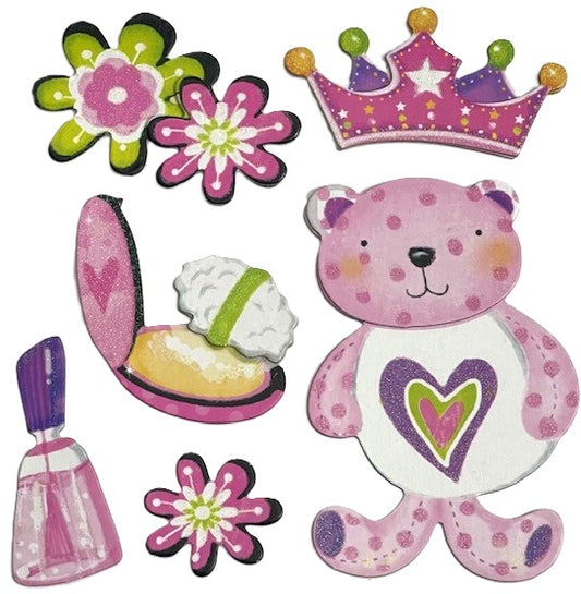 Craft Stickers – 3D - Teddy Bear