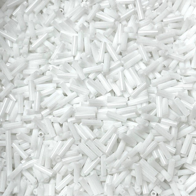Glass Bugle Beads - Opaque Mixes - 6mm - 20g Approx 250+ Pieces