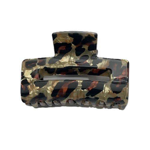 Claw Hair Clips - Leopard Print - Medium