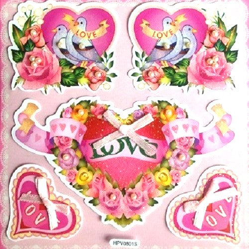 Craft 3D Stickers - Love