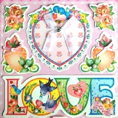 Craft 3D Stickers - Love