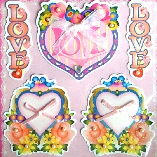 Craft 3D Stickers - Love