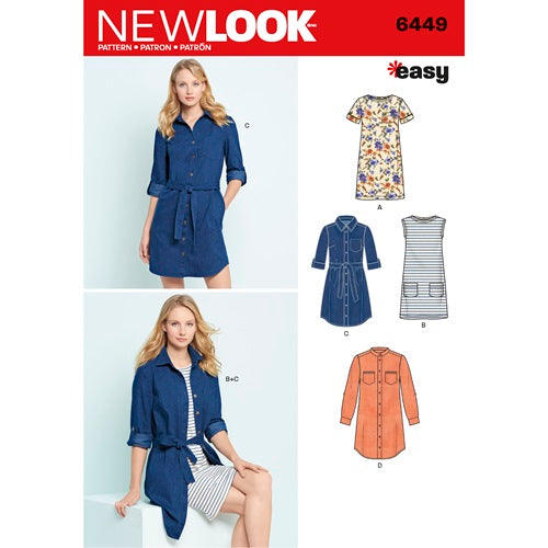 6449 - Ladies Shirt & Knit Dresses