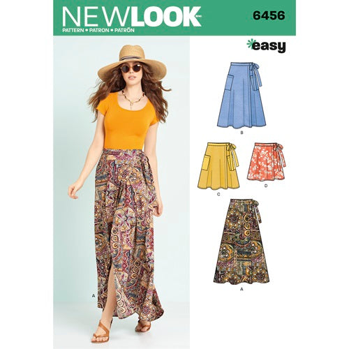 6456 - Ladies Easy Wrap Skirt