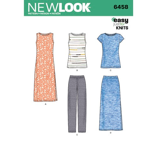 6458 - Ladies Tank Top T-Shirt Pants Skirt & Dress