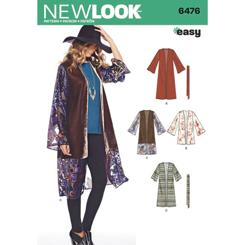 6476 - Ladies Easy Kimono