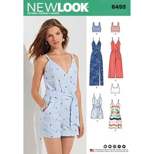 6493 - Ladies Dresses Jumpsuit & Bralette