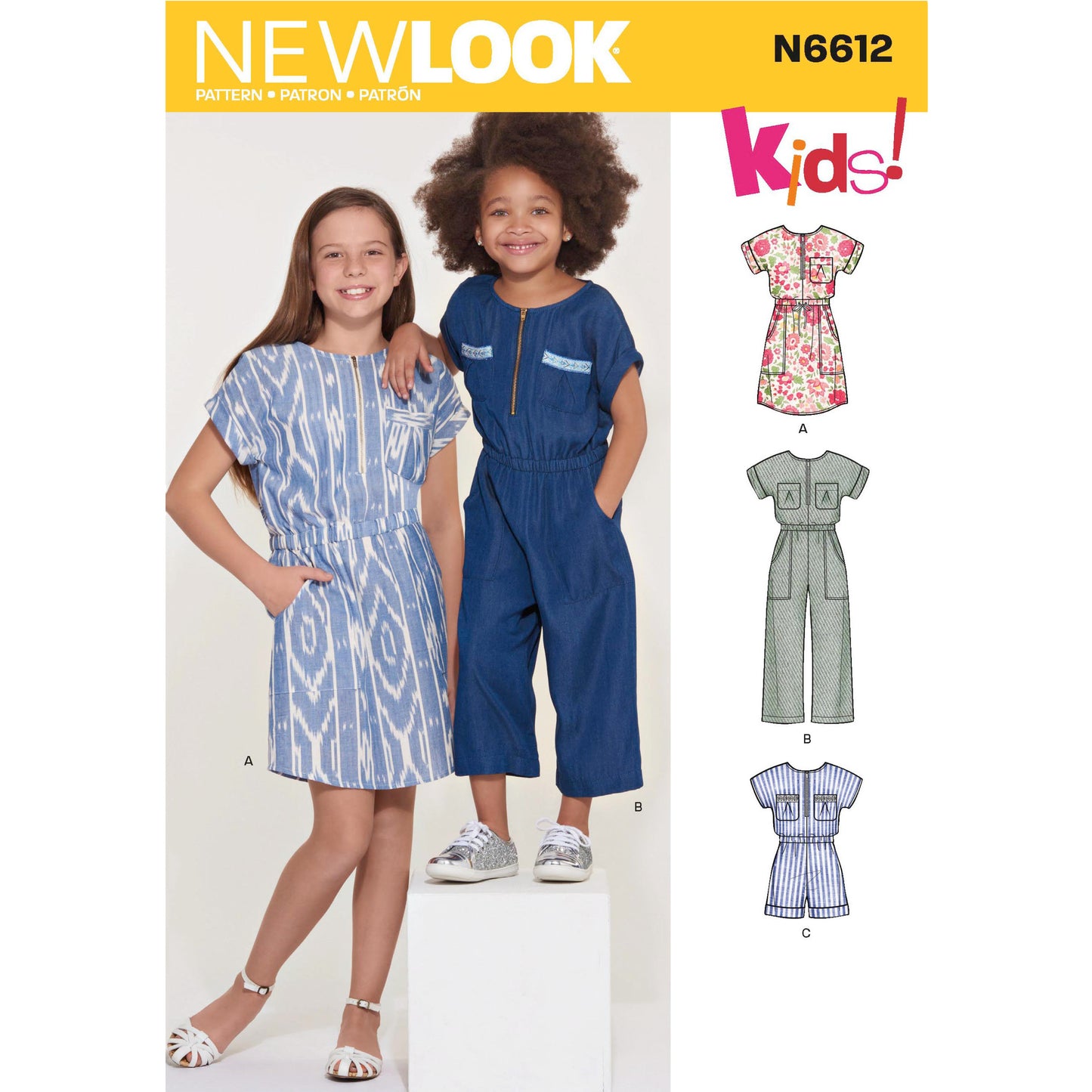 6612 - Children's Dress Jumpsuit & Romper