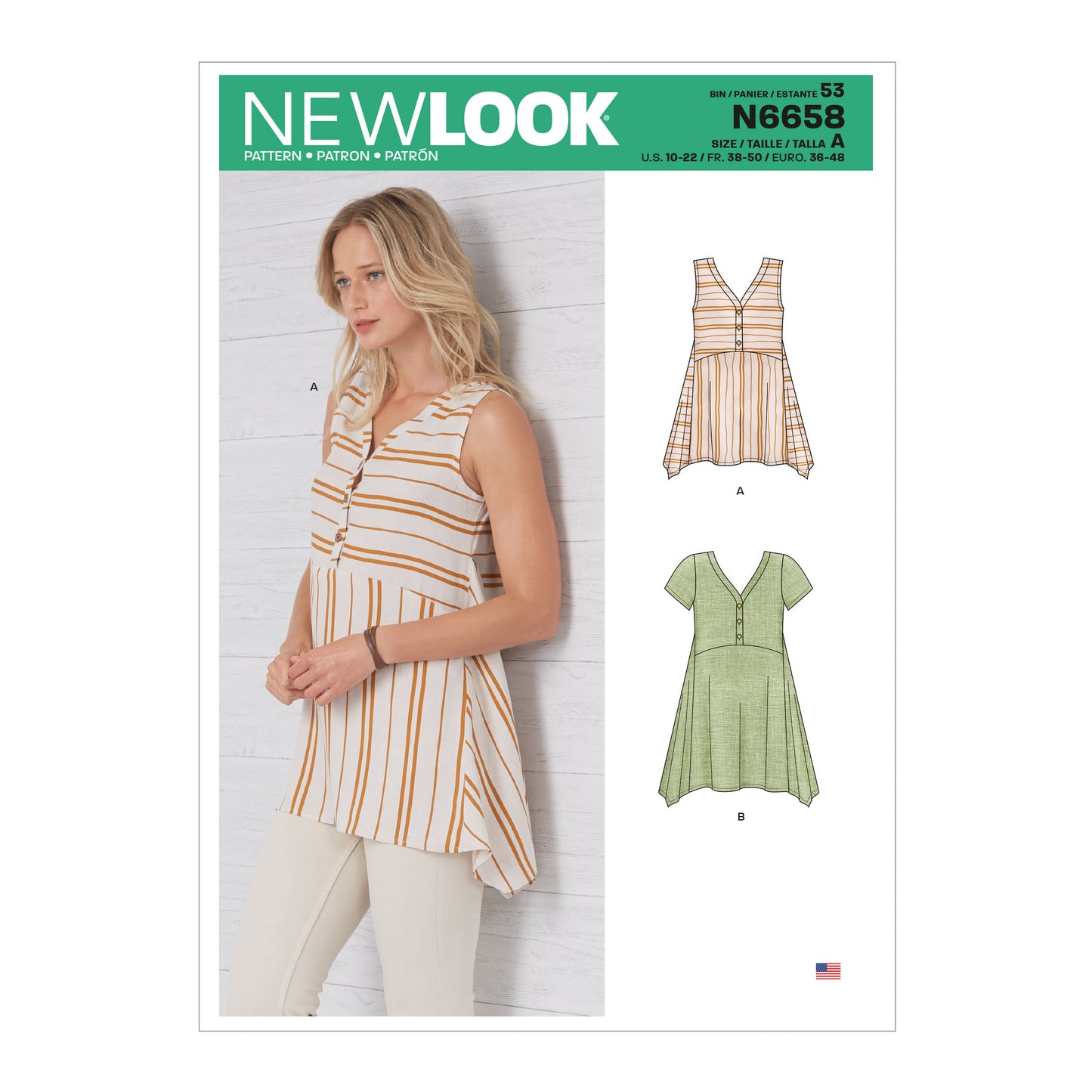 6658 - Ladies Tops