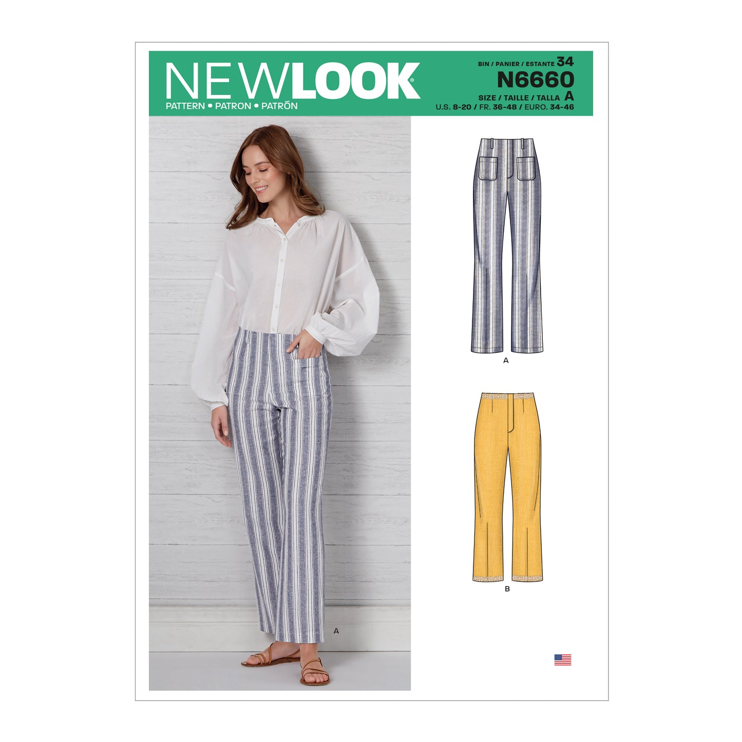 6660 - Ladies Pants