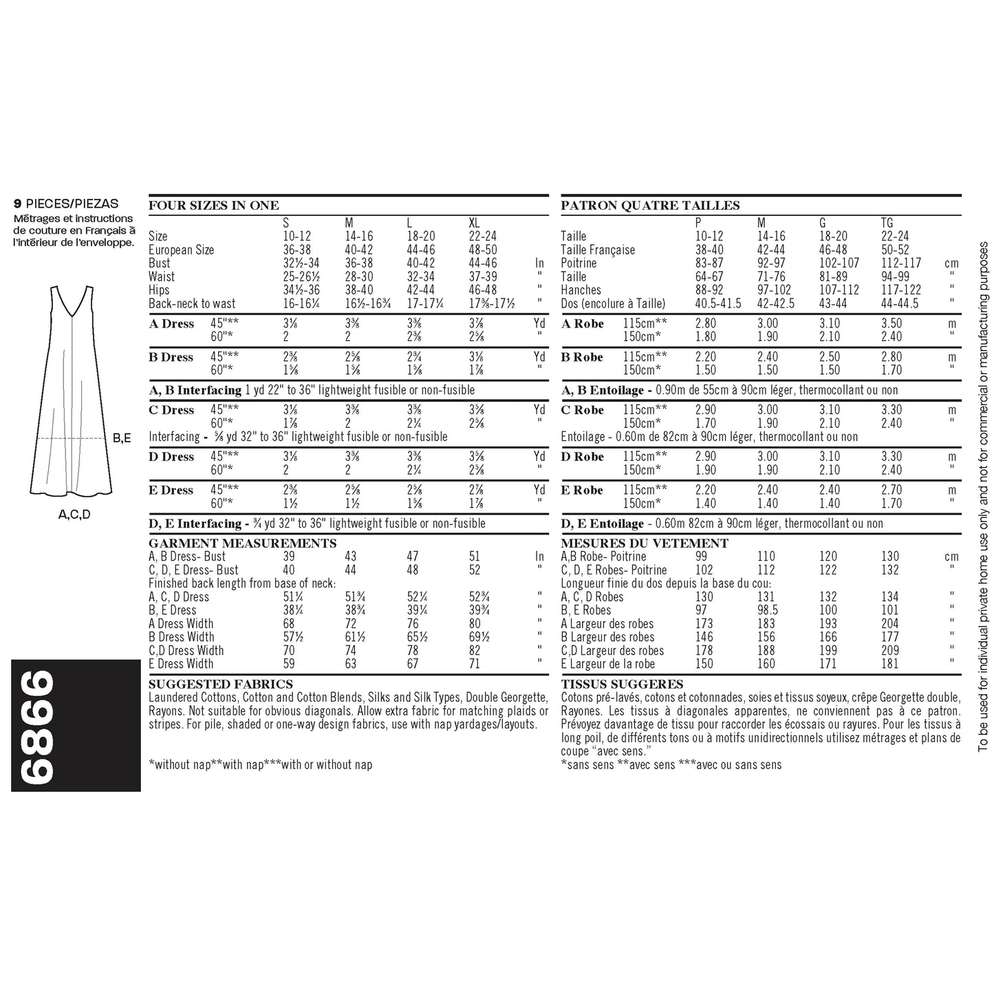 6866 - Ladies Dresses