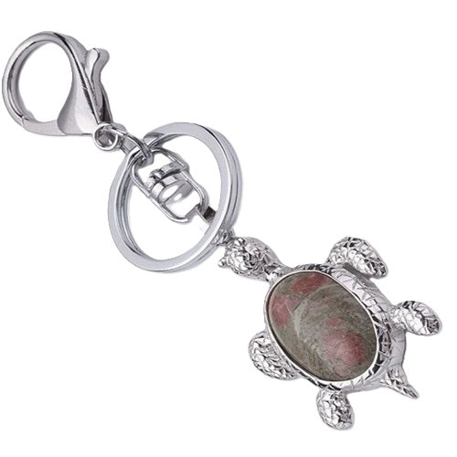 Turtle Tortoise Stainless Steel Keyring