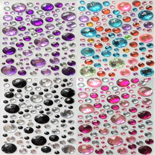 Craft Stickers - Rhinestone Bubbles