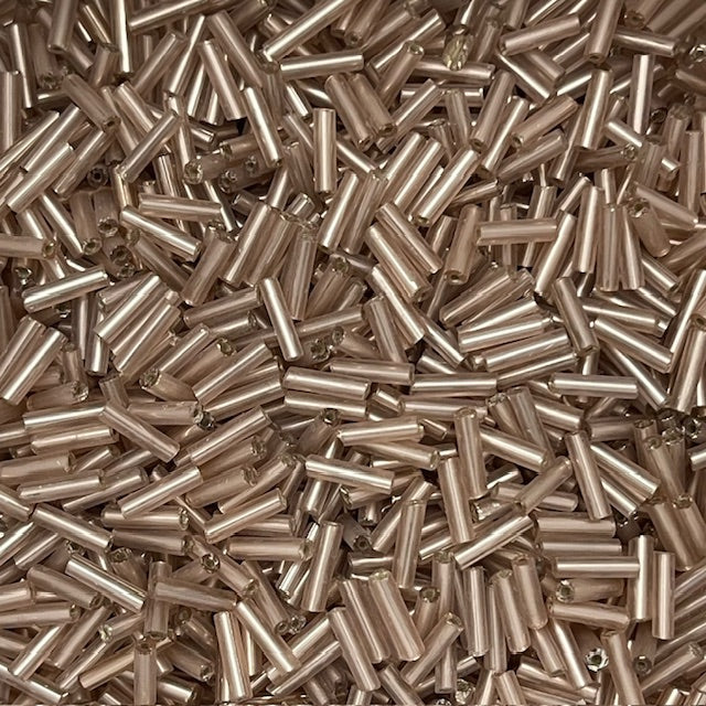 Glass Bugle Beads - Rainbow - 6mm x 2mm - 20g Approx 250+ Pieces