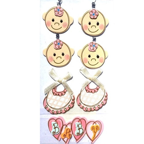 Craft 3D Stickers - Babies & Bibs