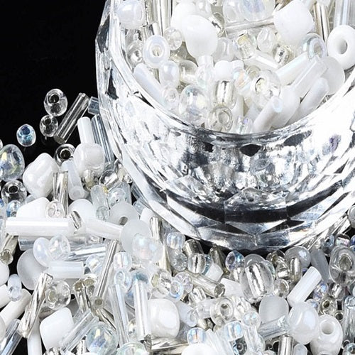 Glass Bugle & Seed Bead Mixes - 20g - Choose Your Colour