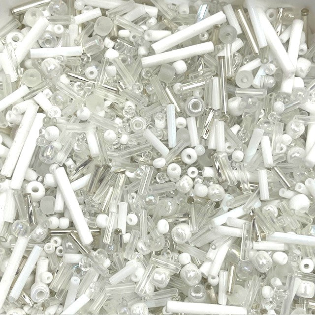 Glass Bugle & Seed Bead Mixes - 20g - 14 Colour