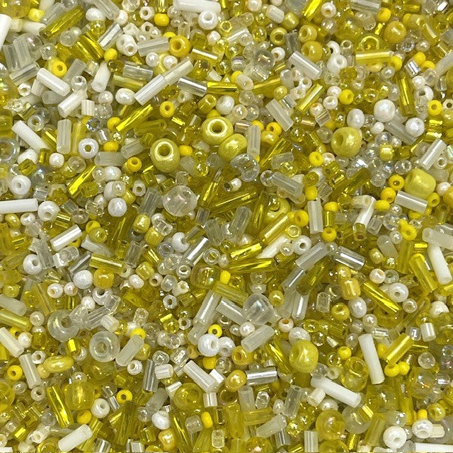 Glass Bugle & Seed Bead Mixes - 20g - 14 Colour