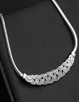 Crisscross Necklace - Gold or Silver