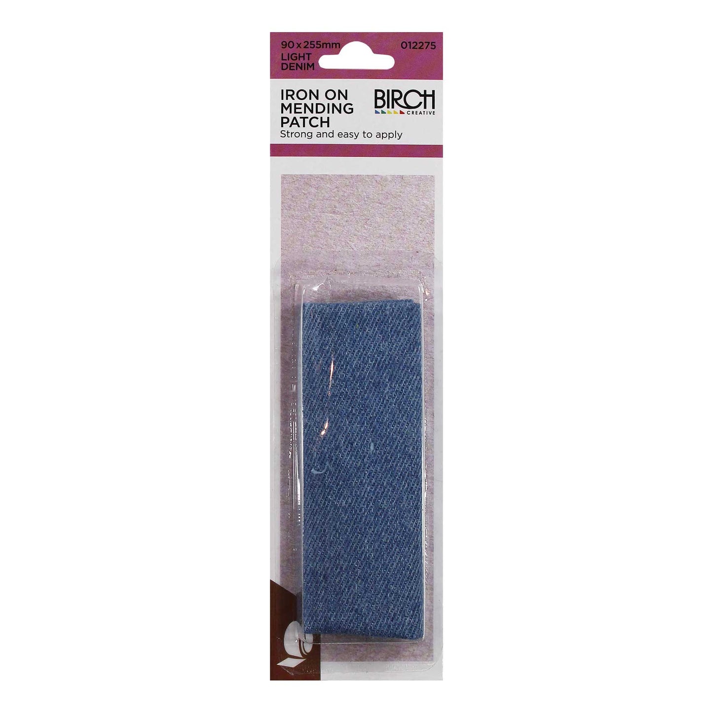 Iron On Mending Patch - 90 x 255mm - 14 Colours