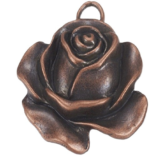 Pendant - Flower - Copper - 36mm - 1 Piece