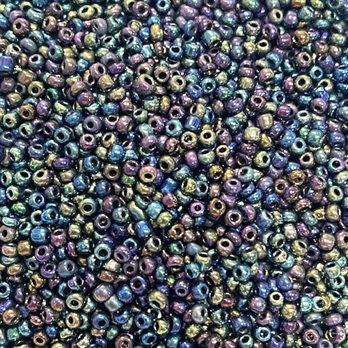 Glass Seed Beads - 2mm 11/0 - Rainbow - 20g approx 1300 pieces