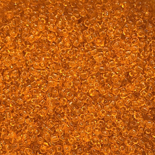Glass Seed Beads - 3mm 8/0 - Transparent - 20g approx 500 pieces