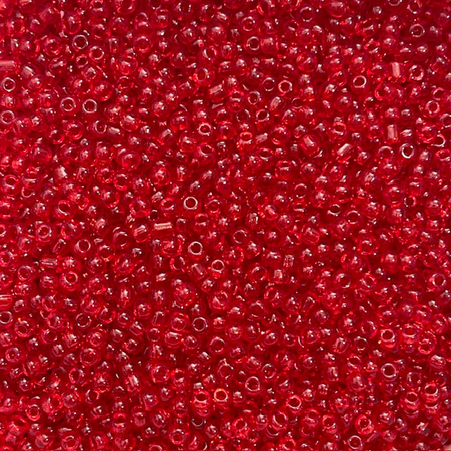 Glass Seed Beads - 3mm 8/0 - Transparent - 20g approx 500 pieces